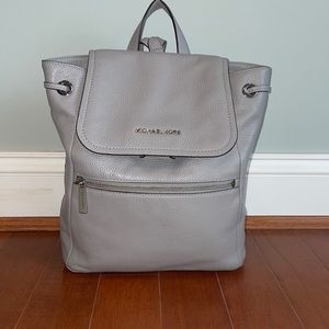 Michael Kors Gray Backpack